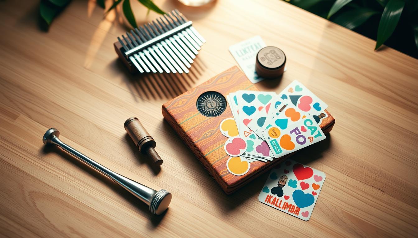 Accessoires kalimba : marteau, housse, autocollants et plus